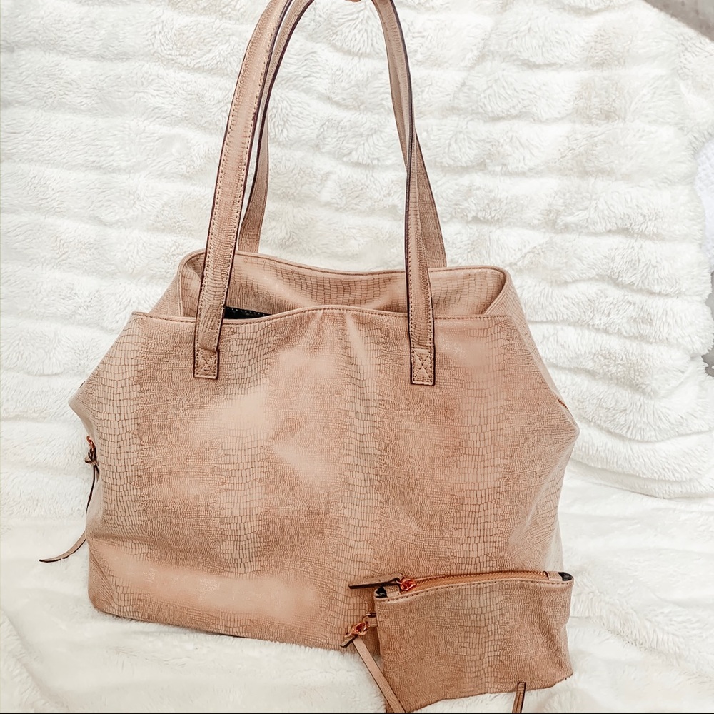 Free People Large Triple Pocket Tote